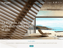 Tablet Screenshot of lapergola.cat